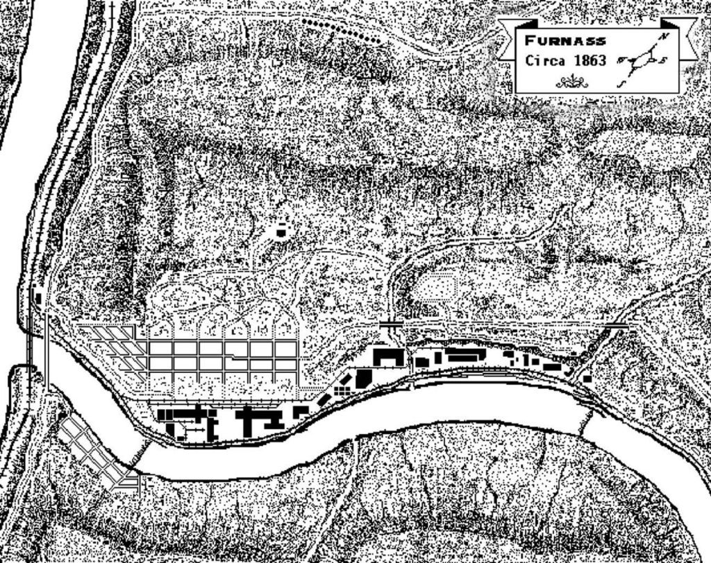 1863 Map with Legend